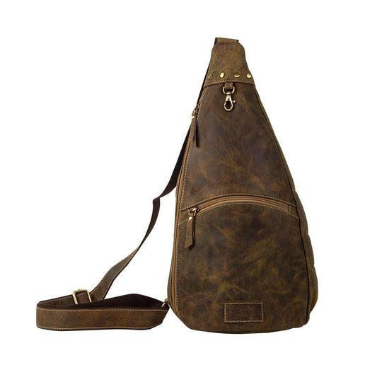 High Country Leather Sling Backpack Bag from Brooklyn Bag at Moosestrum.com