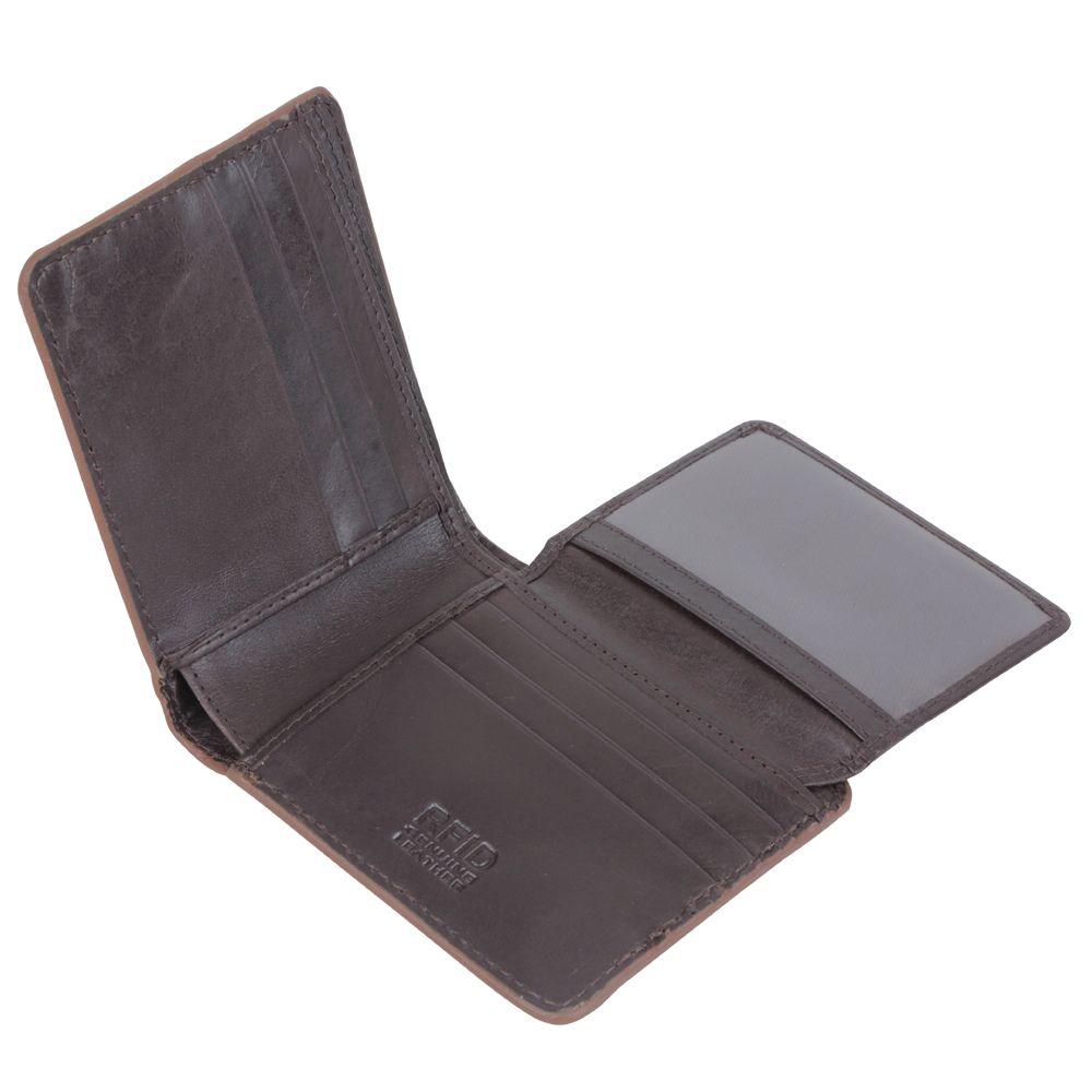 Regal Tooled Leather RFID Blocking Wallet from Brooklyn Bag at Moosestrum.com