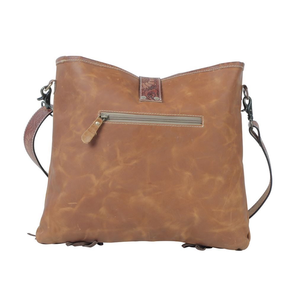 Sunflower Leather & Hairon Shoulder Bag