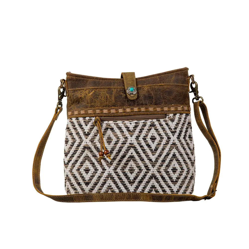 Bolso de hombro tipo tote occidental Mittle Tweed