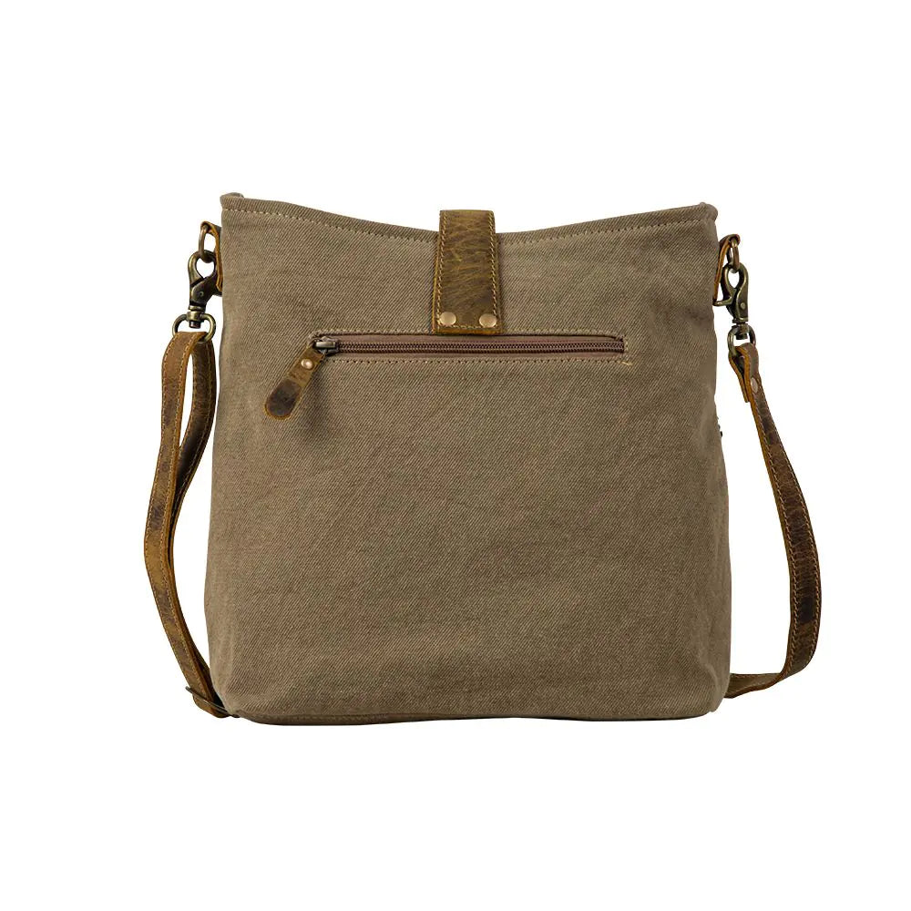 Bolso de hombro tipo tote occidental Mittle Tweed