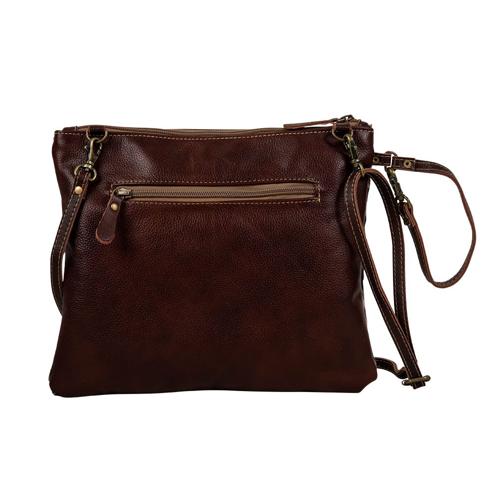 Rosalinda Leather & Hairon Shoulder Crossbody Bag