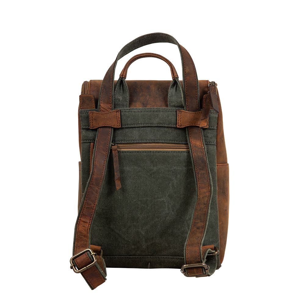 Carriage Port Petite Canvas Backpack