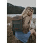 Carriage Port Petite Canvas Backpack