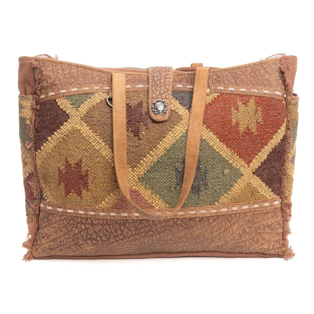 Mahsen Woven Weekender Bag