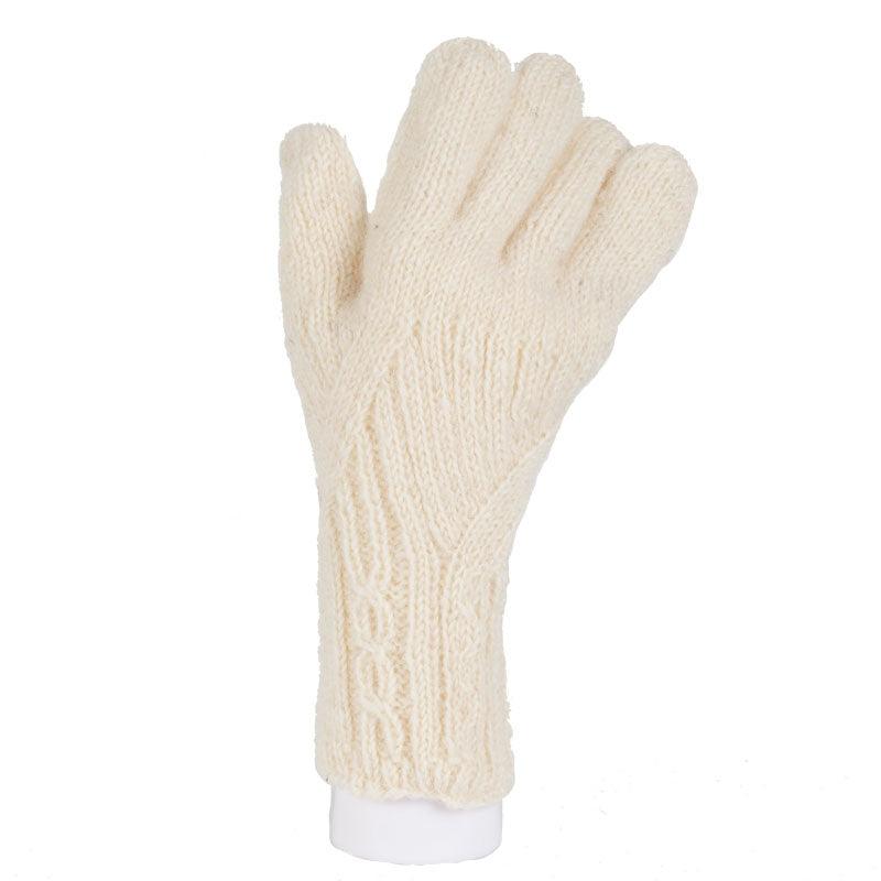 Australian Merino Wool Cable Gloves from Brooklyn Bag at Moosestrum.com