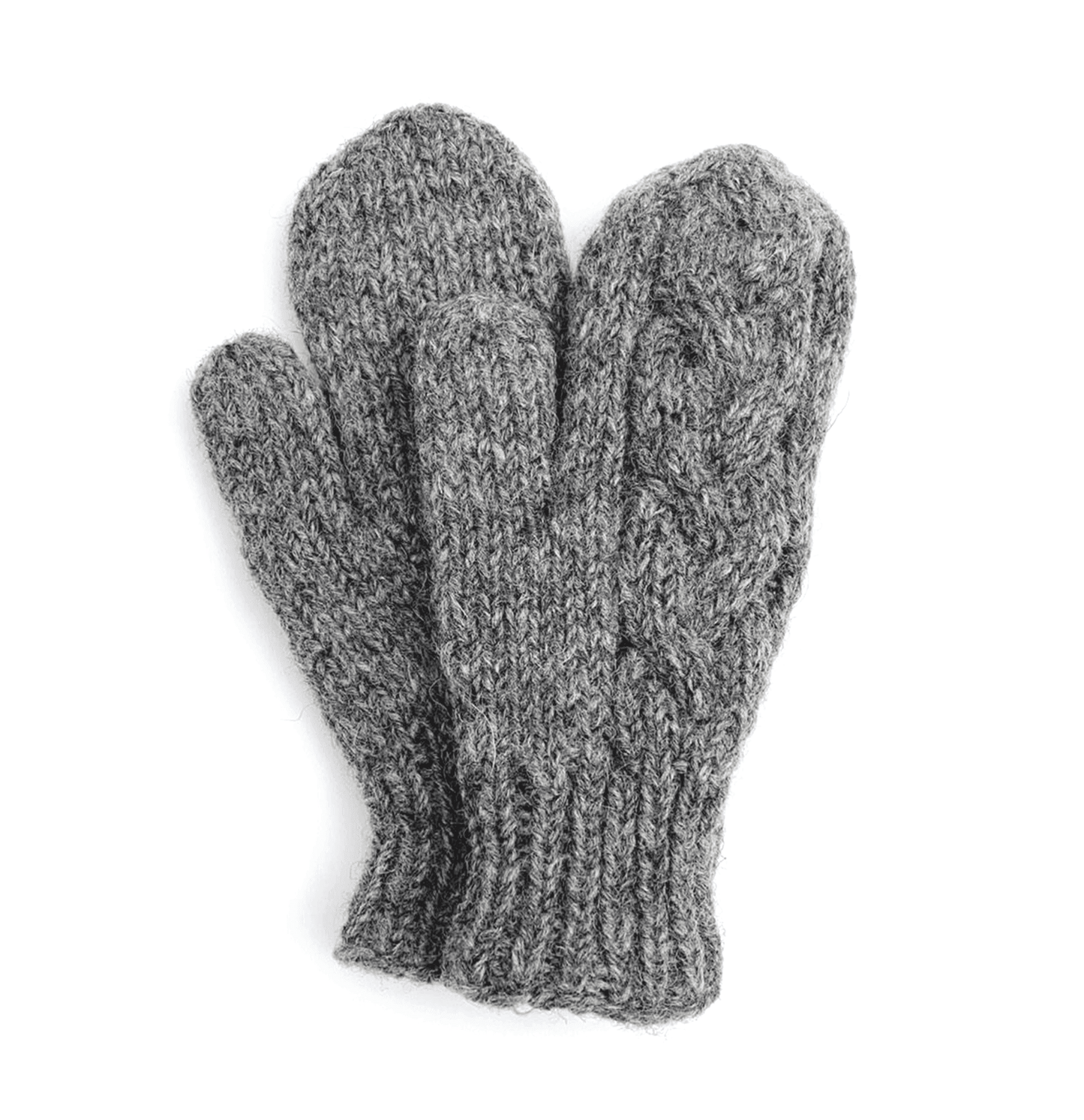 Australian Merino Wool Cable Mittens from Brooklyn Bag at Moosestrum.com