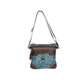 Azure Embossed Leather Small Crossbody Bag from Brooklyn Bag at Moosestrum.com