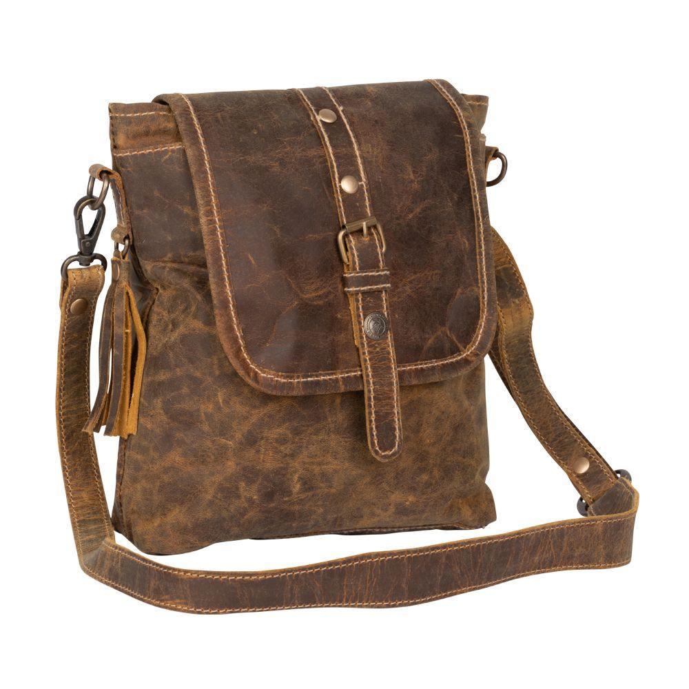 Brown Beauty Leather Shoulder Bag from Brooklyn Bag at Moosestrum.com