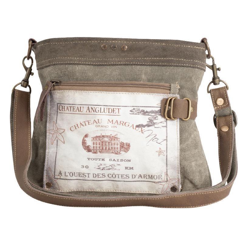 Chateau Margaux Double-Sided Shoulder Bag from Brooklyn Bag at Moosestrum.com