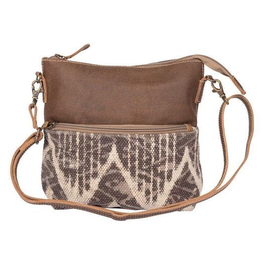 Coffee Canvas Small Crossbody from Brooklyn Bag at Moosestrum.com