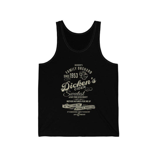 Dicken's Cider Unisex Jersey Tank from Moosestrum at Moosestrum.com