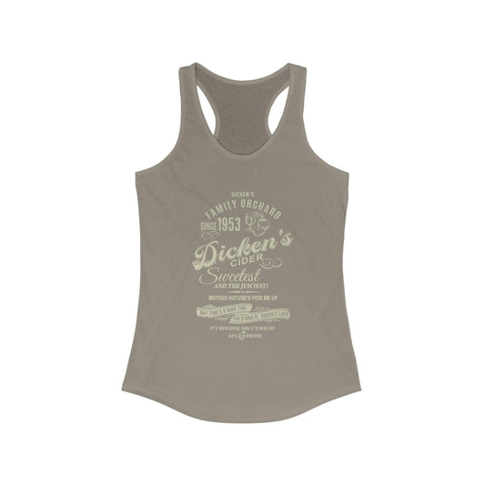 Dicken's Cider Women's Racerback from Moosestrum at Moosestrum.com