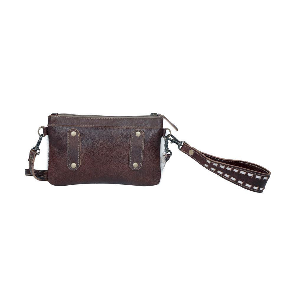 Embossed Leather & Hairon Belt Bag from Brooklyn Bag at Moosestrum.com