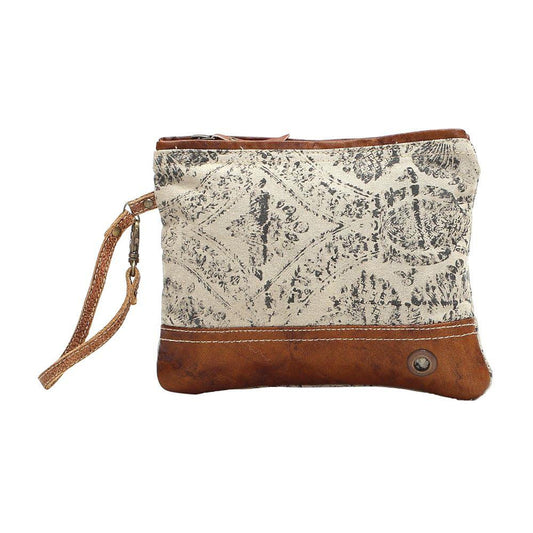 Floral Print Small Wristlet from Brooklyn Bag at Moosestrum.com