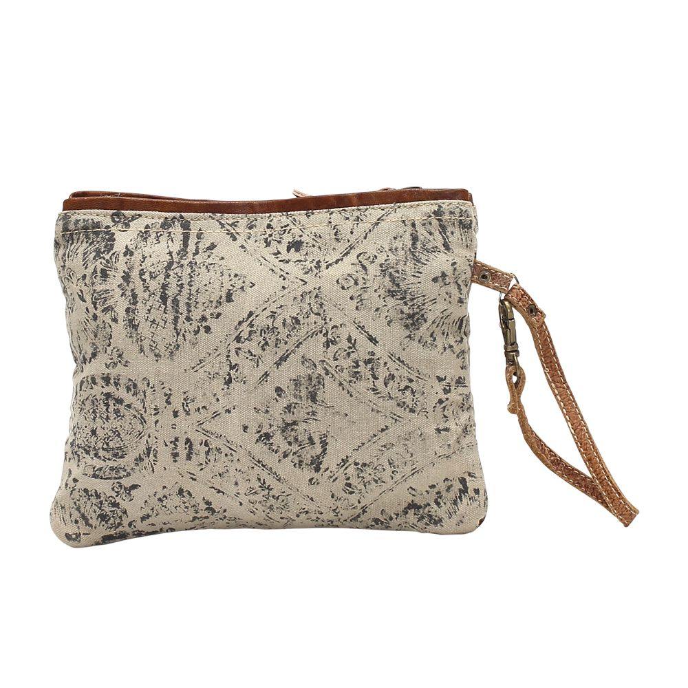 Floral Print Small Wristlet from Brooklyn Bag at Moosestrum.com