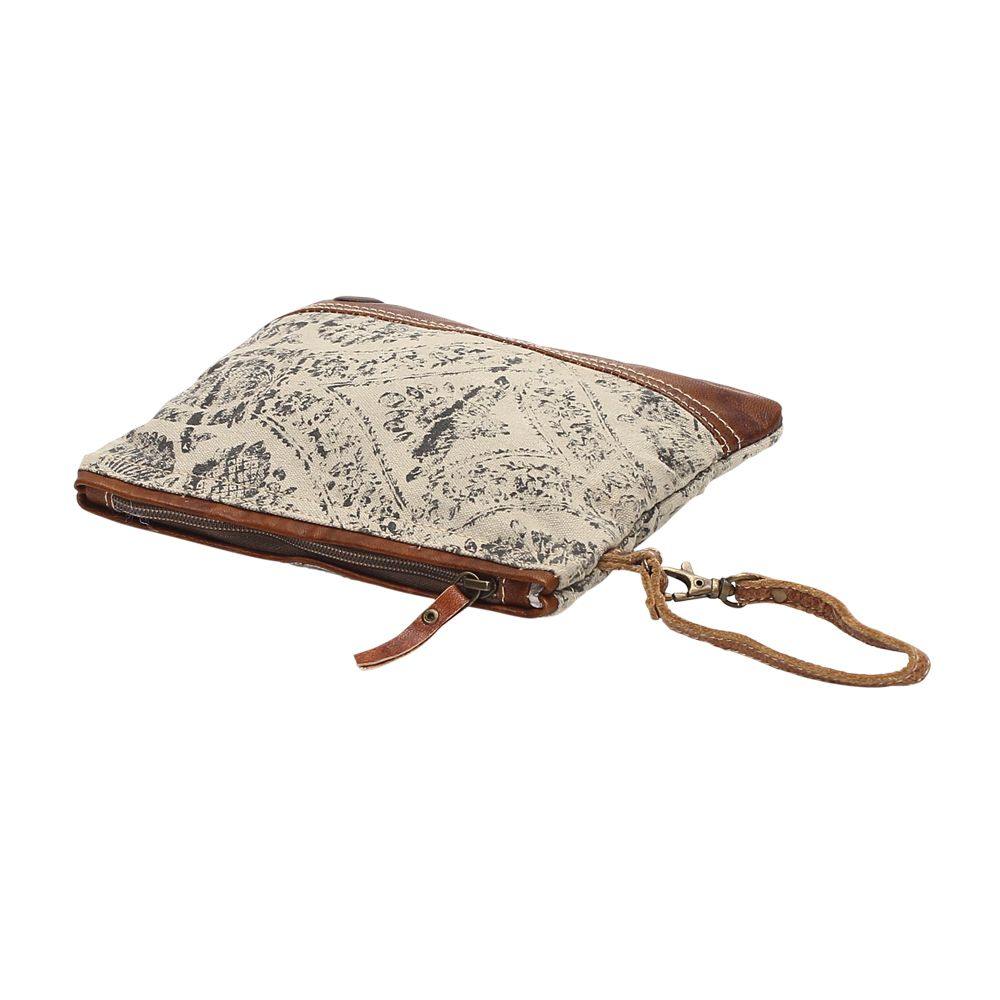 Floral Print Small Wristlet from Brooklyn Bag at Moosestrum.com