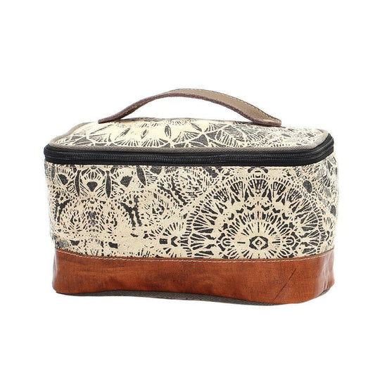 Flower Design Shaving Kit Bag from Brooklyn Bag at Moosestrum.com