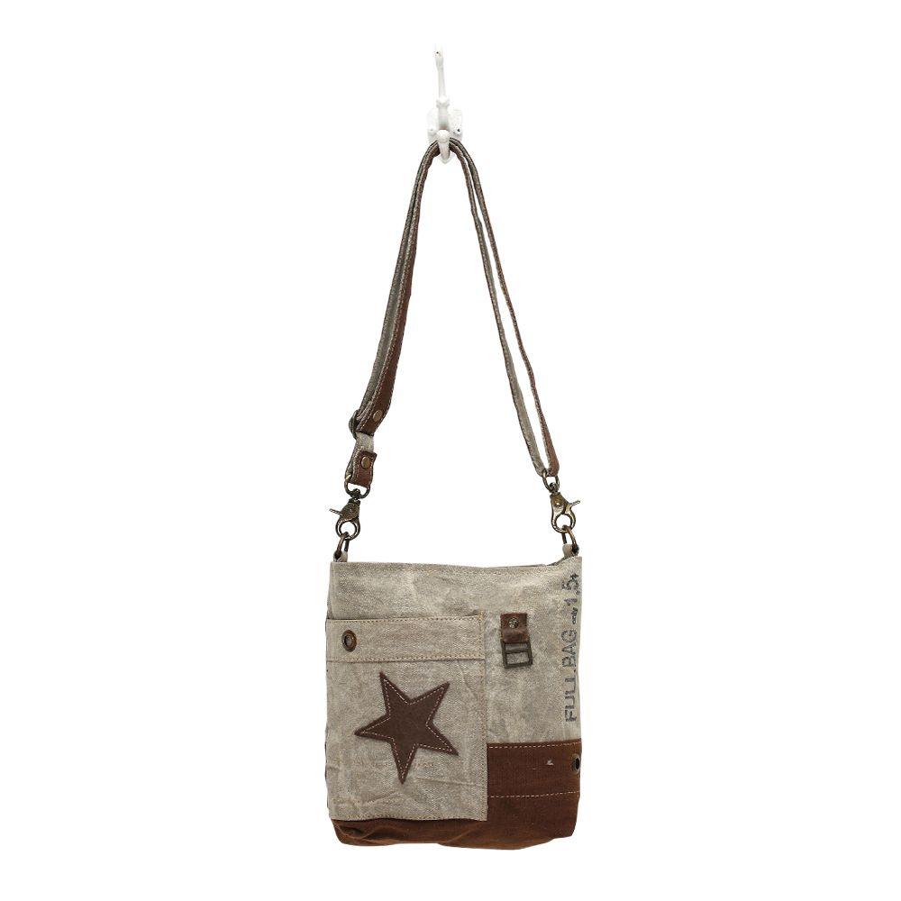 Leather Star Crossbody Bag from Brooklyn Bag at Moosestrum.com