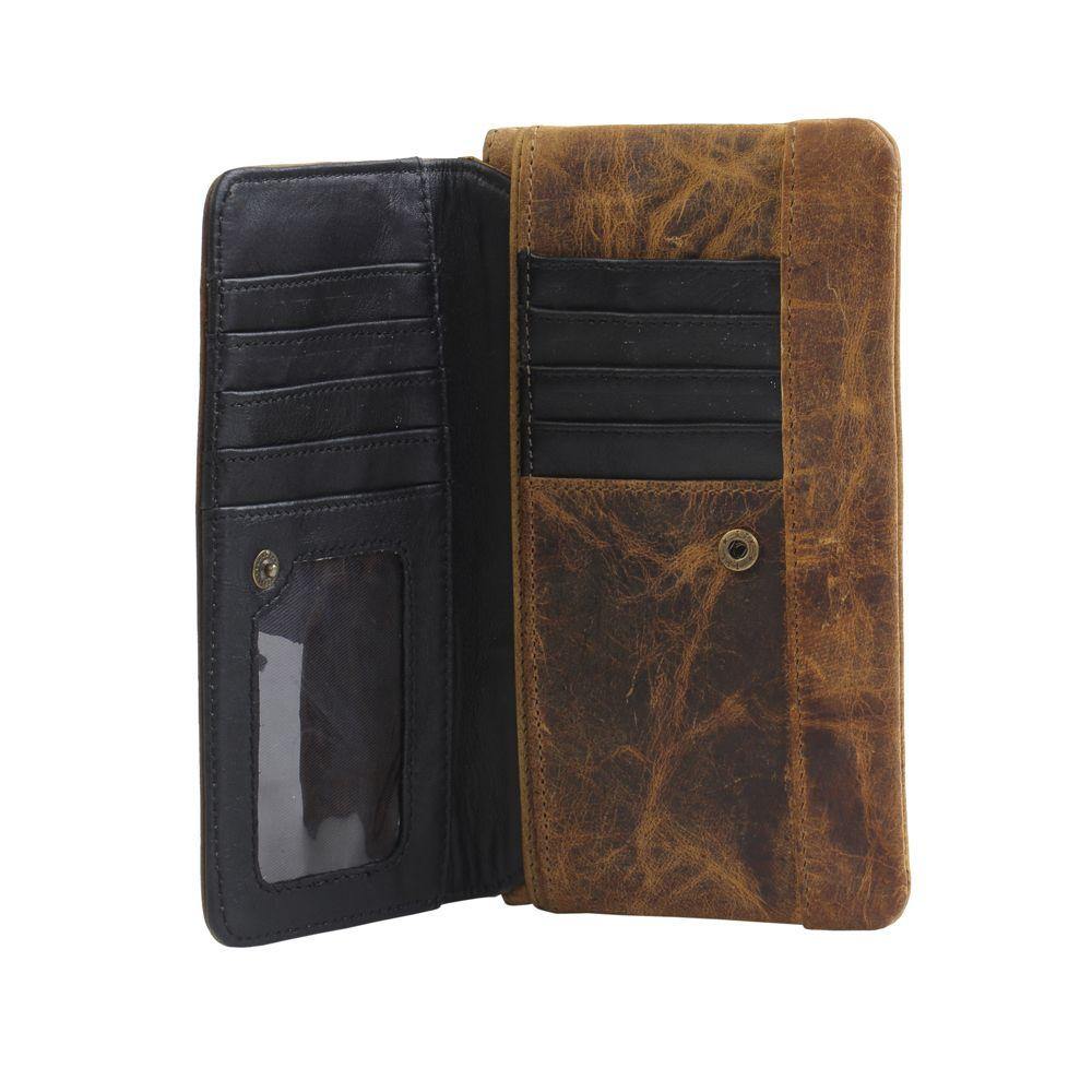 Oak Fire Leather Wallet from Brooklyn Bag at Moosestrum.com