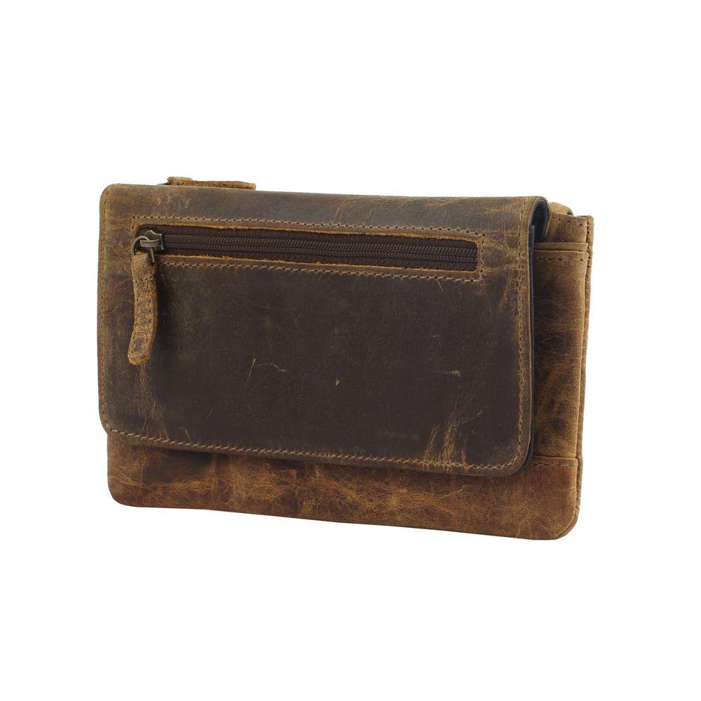 Oak Fire Leather Wallet from Brooklyn Bag at Moosestrum.com