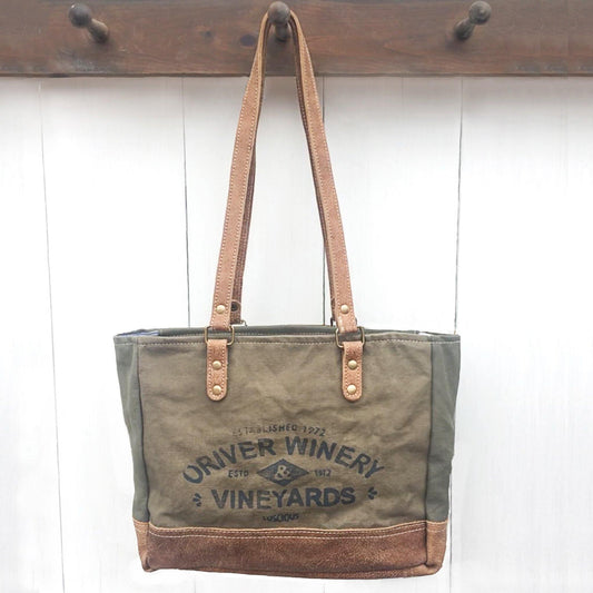 Oriver Winery Tote Bag from Brooklyn Bag at Moosestrum.com