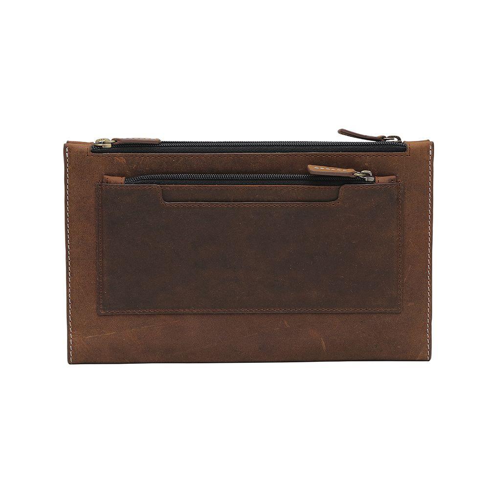 Roadstop Oversized Leather Wallet from Brooklyn Bag at Moosestrum.com