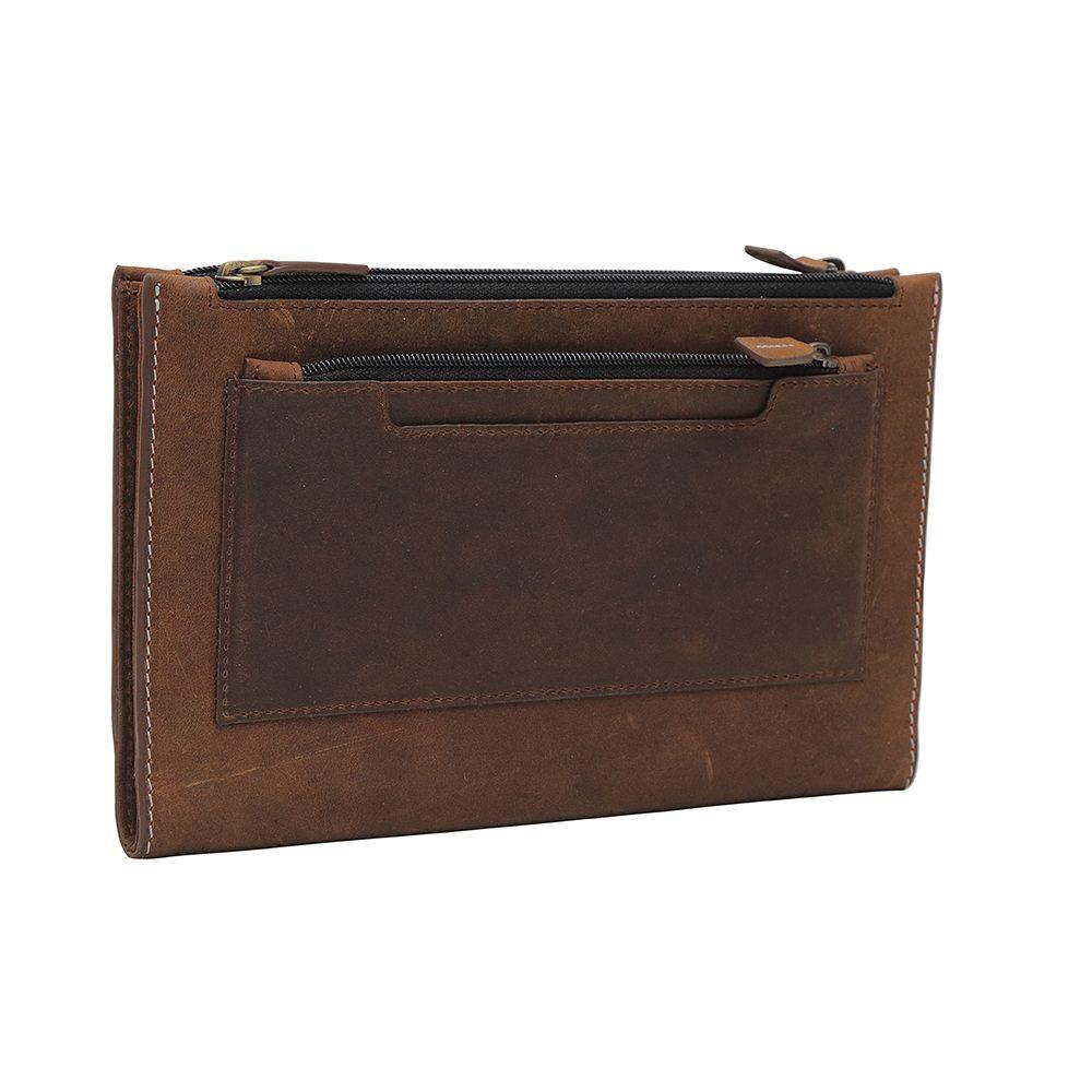 Roadstop Oversized Leather Wallet from Brooklyn Bag at Moosestrum.com