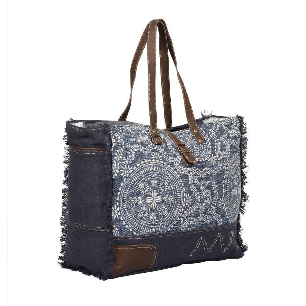 Sylvan Blue Weekender Bag from Brooklyn Bag at Moosestrum.com
